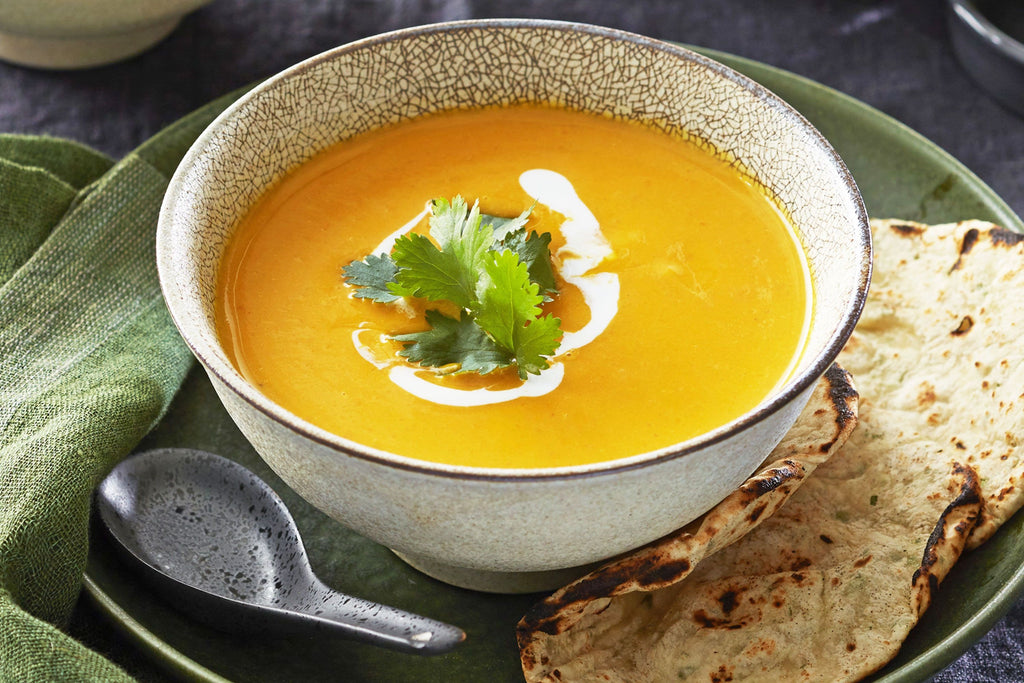 SPICED THAI MANGO SOUP WITH OILS